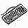 Computer Keyboard Clip Art Black and White