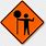 Construction Orange Traffic Signs