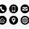 Contact Icon Set PNG