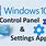 Control Panel App Windows 10