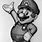 Cool Pencil Drawings of Mario