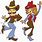Country Line Dance Clip Art
