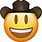 Cowboy Emoji iPhone