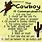 Cowboy Ten Commandments