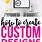 Create Your Own Cricut Designs