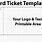Create Your Own Ticket Templates