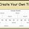 Create Your Own Timeline