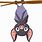 Cute Bat Cartoon Hanging