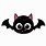 Cute Bat SVG
