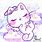 Cute Cat Pastel Drawing