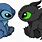 Cute Drawings of Stitch and Toothless