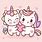 Cute Kawaii Unicorn in Love