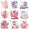 Cute Mythical Animal Stickers