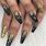 Cute Nails Gold and Black