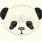 Cute Panda Head Drawings
