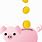 Cute Piggy Bank Clip Art