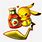 Cute Pikachu with Ketchup