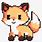 Cute Pixel Fox