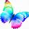 Cute Rainbow Butterfly