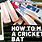 DIY Cricket Bat