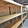 DIY Wood Storage Shelves