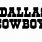 Dallas Cowboys Font Outline