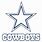 Dallas Cowboys Line Art