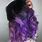 Dark Blue and Purple Ombre Hair