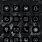 Dark Teal iPhone App Icons