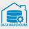 Data Warehouse Blue Icon