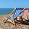 Deck Chairs On the Beach