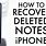 Deleted Notes On iPhone