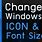 Desktop Icon Font