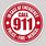 Dial 911 Decal