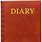 Diary Book Template