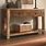 Distressed Wood Console Table