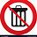 Do Not Trash Symbol