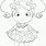 Doll Face Coloring Page