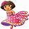 Dora the Explorer Princess Dress