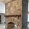 Double Sided Stone Fireplace