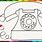 Easy Drawing of a Phone