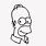 Easy Drawings of Homer Simpson