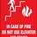Elevator Fire Safety Signs