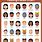 Emotions Chart with Faces PDF