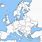 Europe Map Borders White