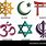 Every Religion Symbol