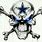 Evil Skull Dallas Cowboys
