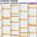 Excel Academic Calendar Template