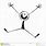 Excited Stick Figure