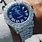 Expensive Blue Cristal Watch Men